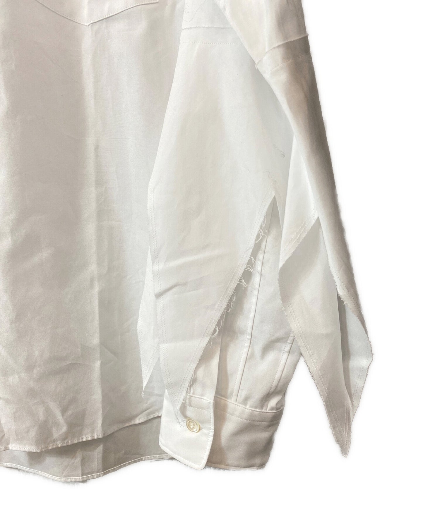 Comme des Garcons Homme Plus 23SS袖子鋸齒狀襯衫PK-B020