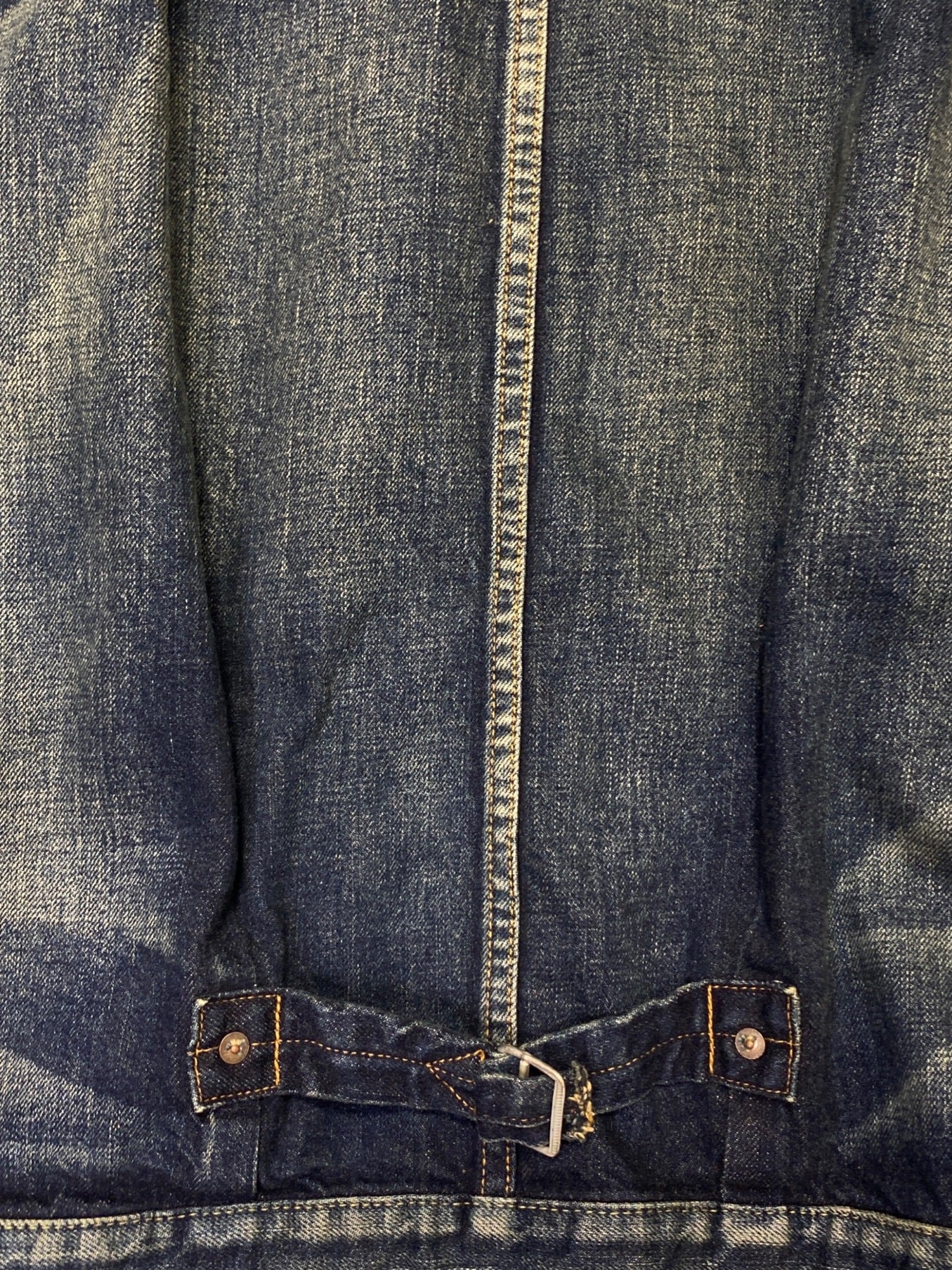 속편 손상 데님 재킷 SQ-22AW-JK-09