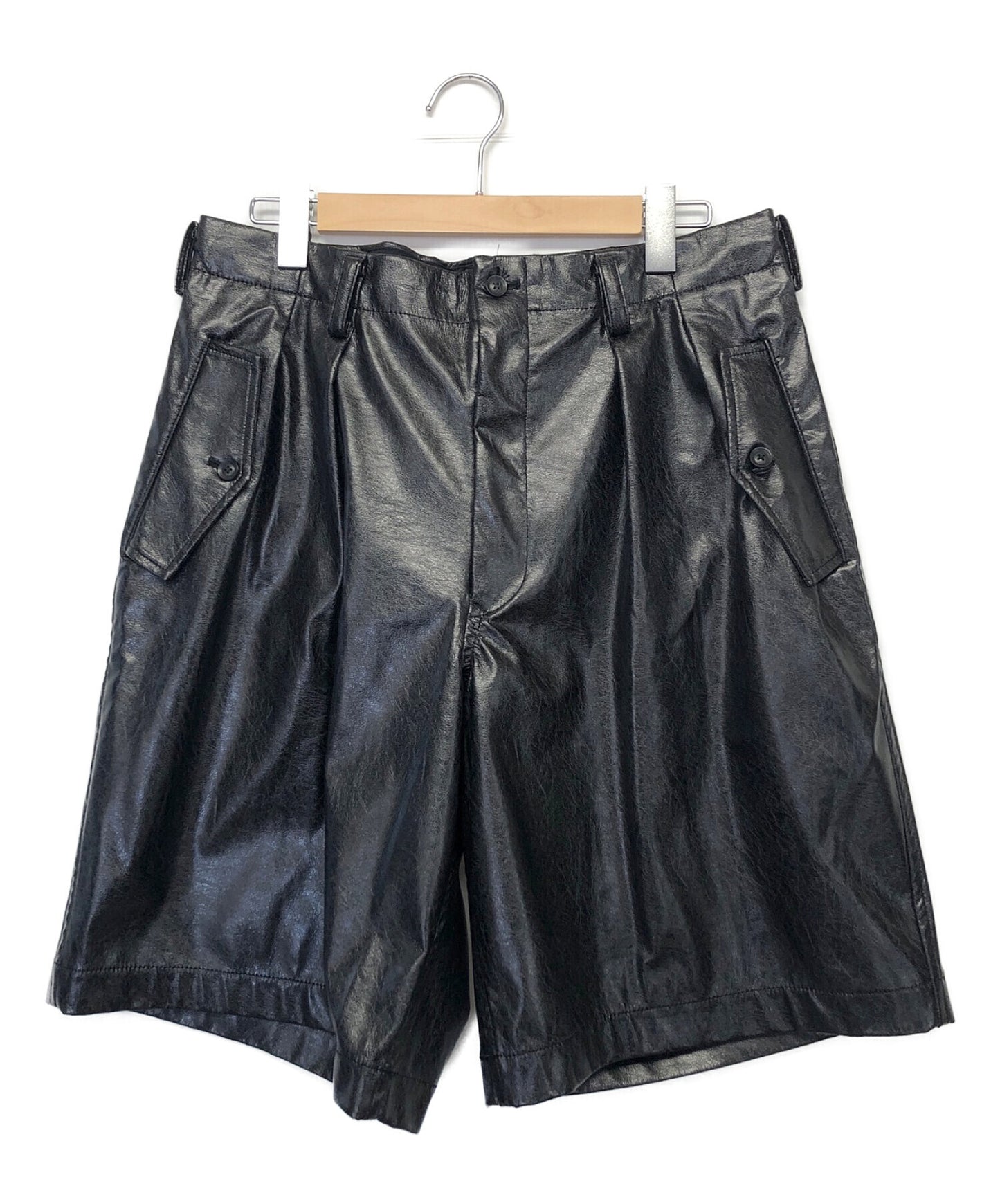 [Pre-owned] Yohji Yamamoto pour homme Faux leather shorts