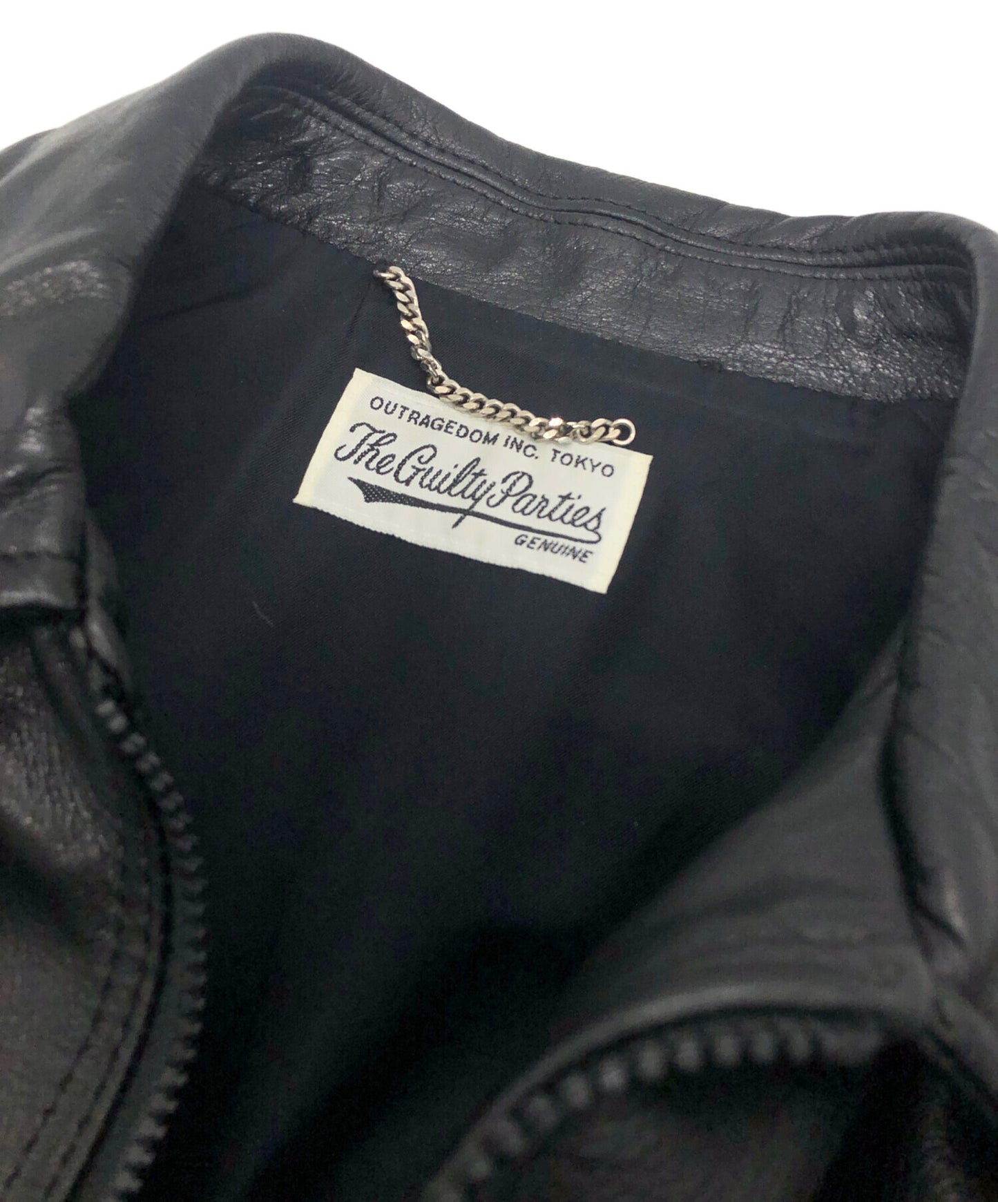 [Pre-owned] WACKO MARIA single riders jacket 23fw-wmo-bl01