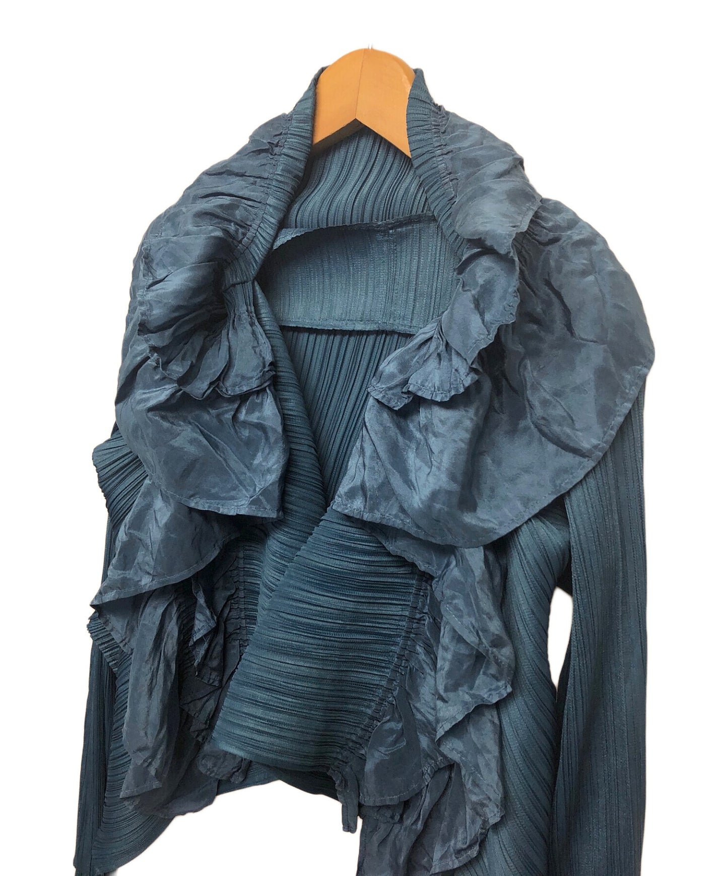 [Pre-owned] PLEATS PLEASE Ruffled shaped bolero PP63-J0546