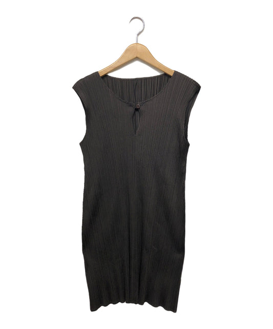 [Pre-owned] PLEATS PLEASE Sleeveless Mini Dress PP93-JH665