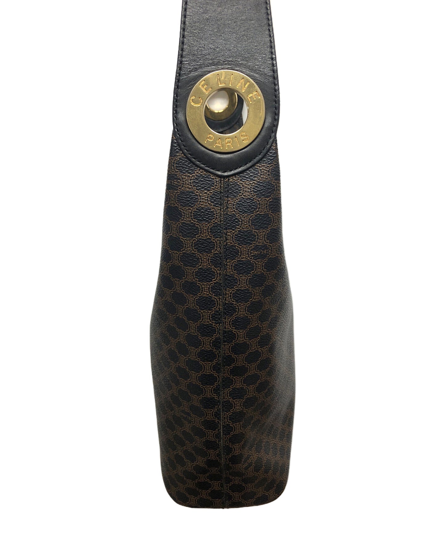 [Pre-owned] CELINE Macadam Circle Logo Shoulder Bag