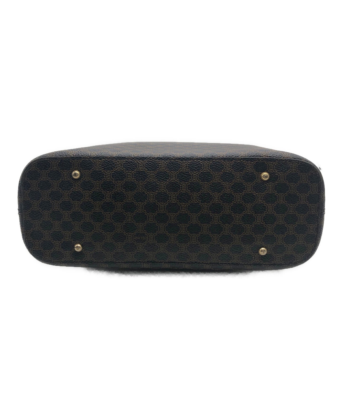 [Pre-owned] CELINE Macadam Circle Logo Shoulder Bag