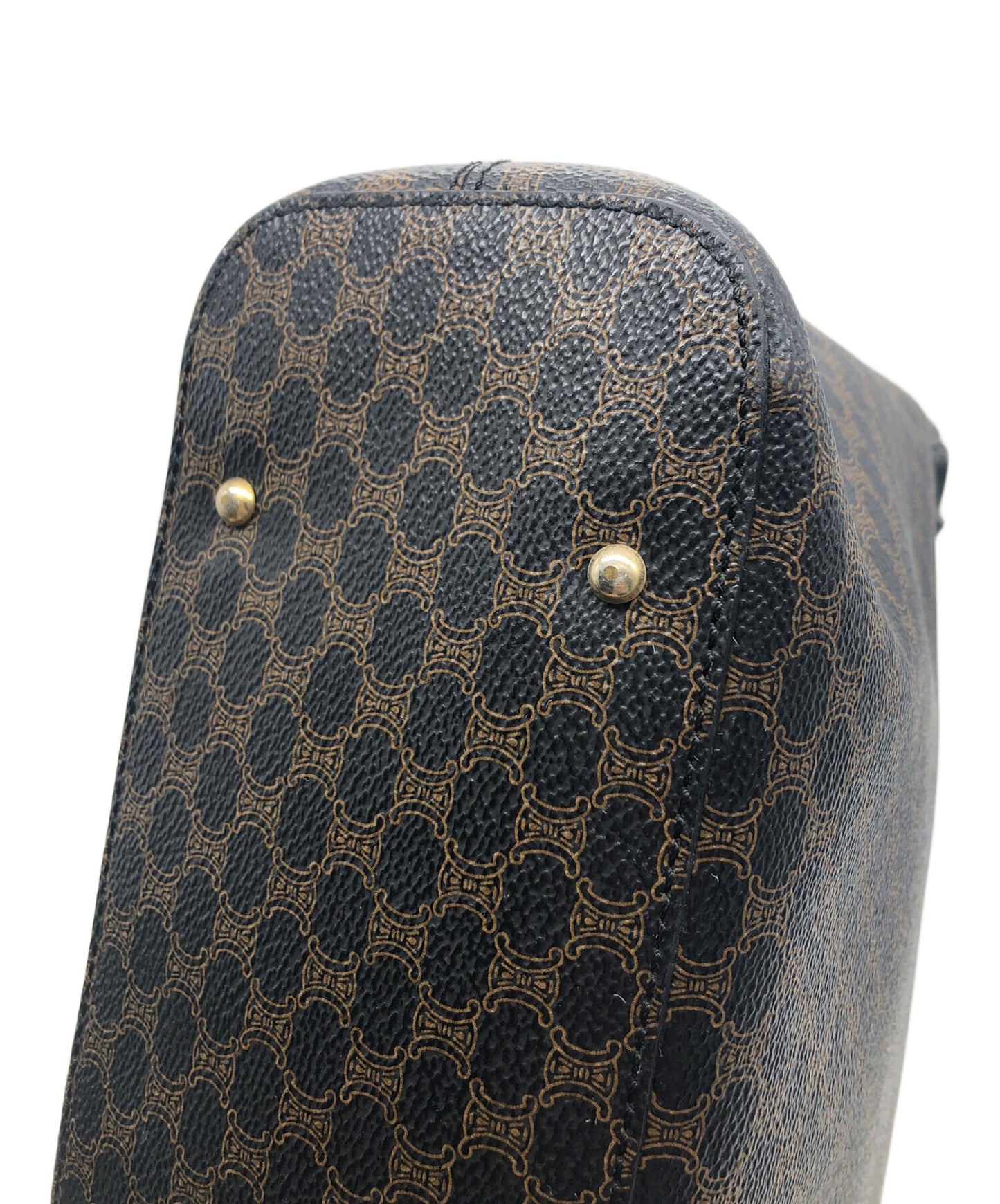 [Pre-owned] CELINE Macadam Circle Logo Shoulder Bag