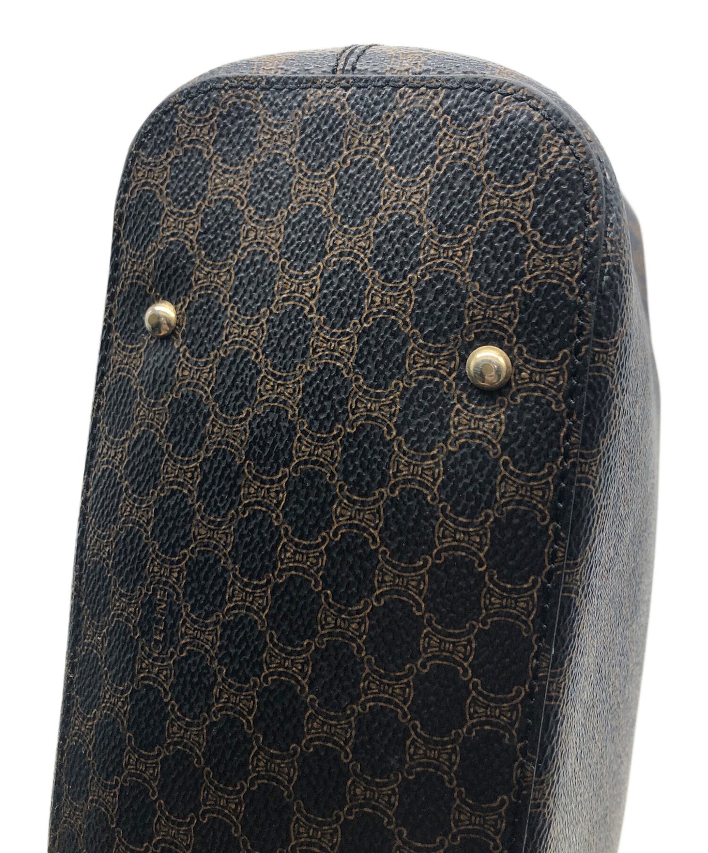 [Pre-owned] CELINE Macadam Circle Logo Shoulder Bag