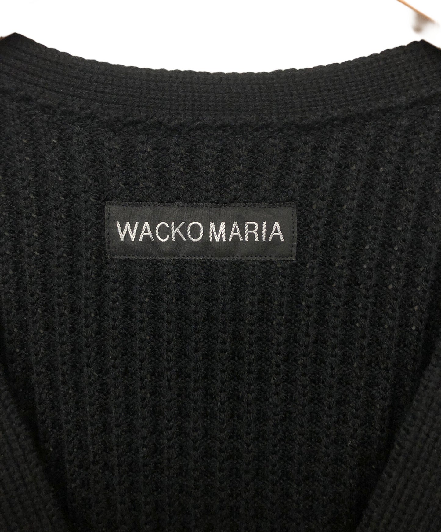[Pre-owned] WACKO MARIA Waffle Knit Cardigan