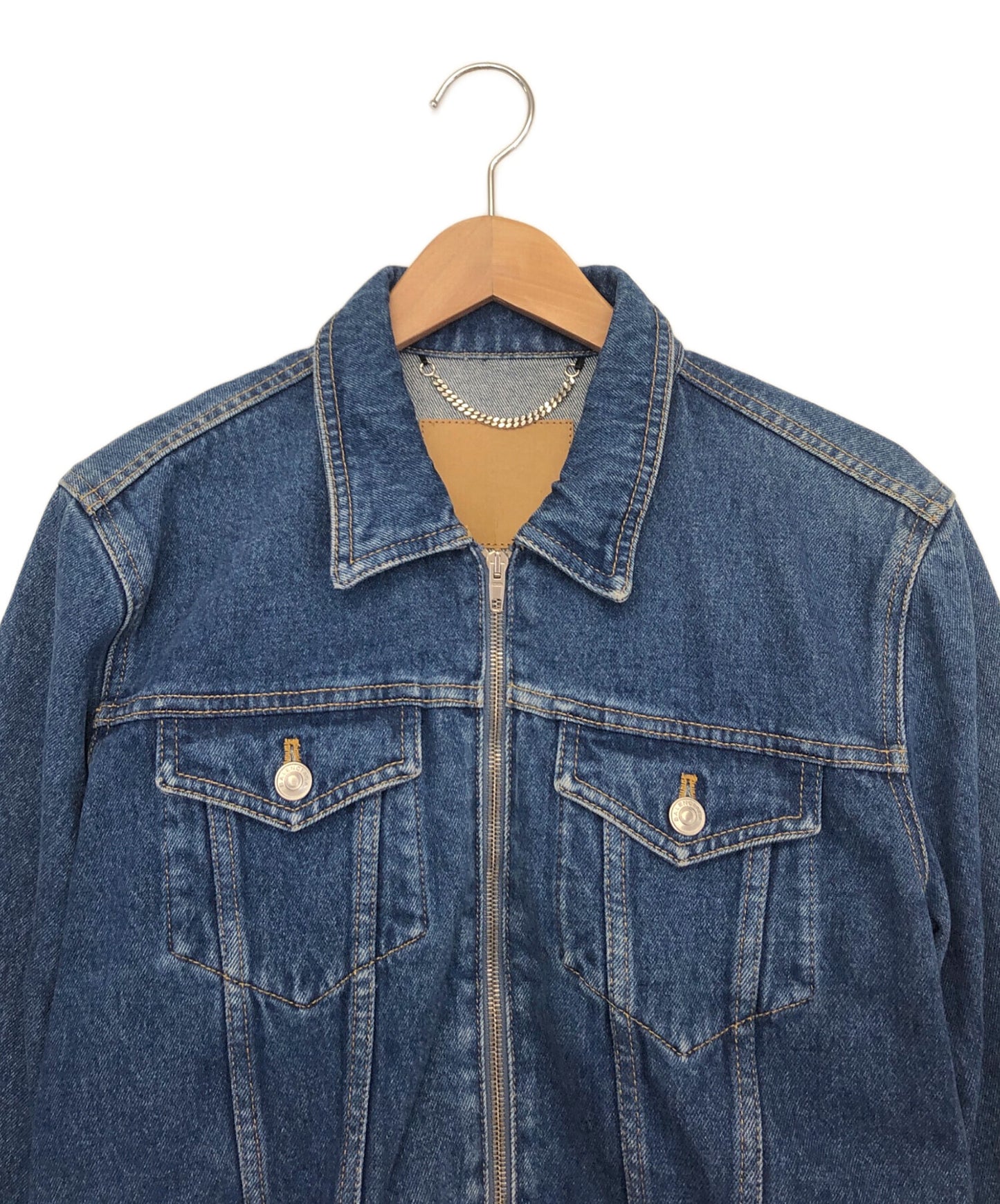 [Pre-owned] BALENCIAGA  Zip Up Denim Jacket Zip Up Denim Jacket 460797 tsb06 4364
