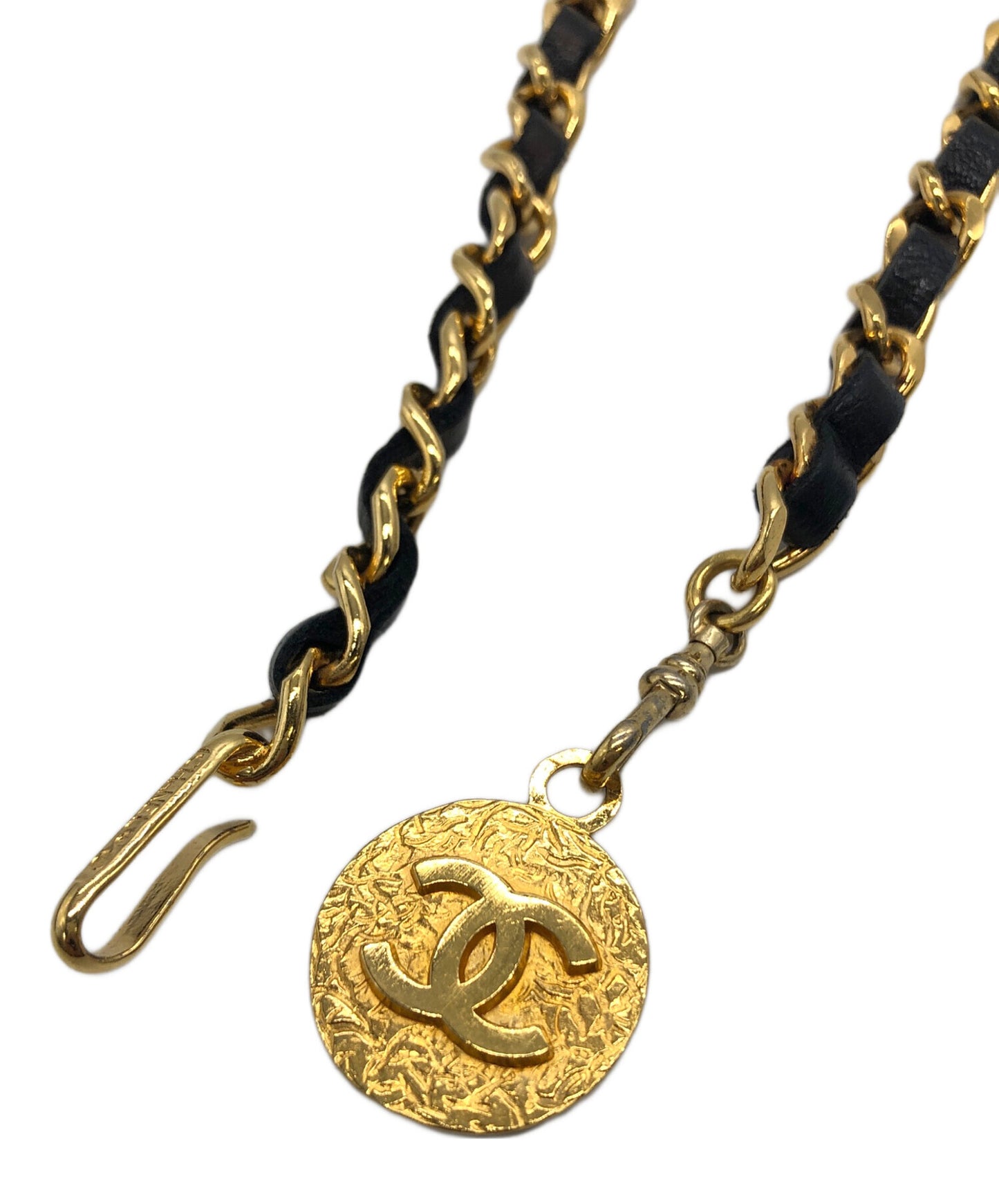 [Pre-owned] CHANEL Coco Mark Chain Belt