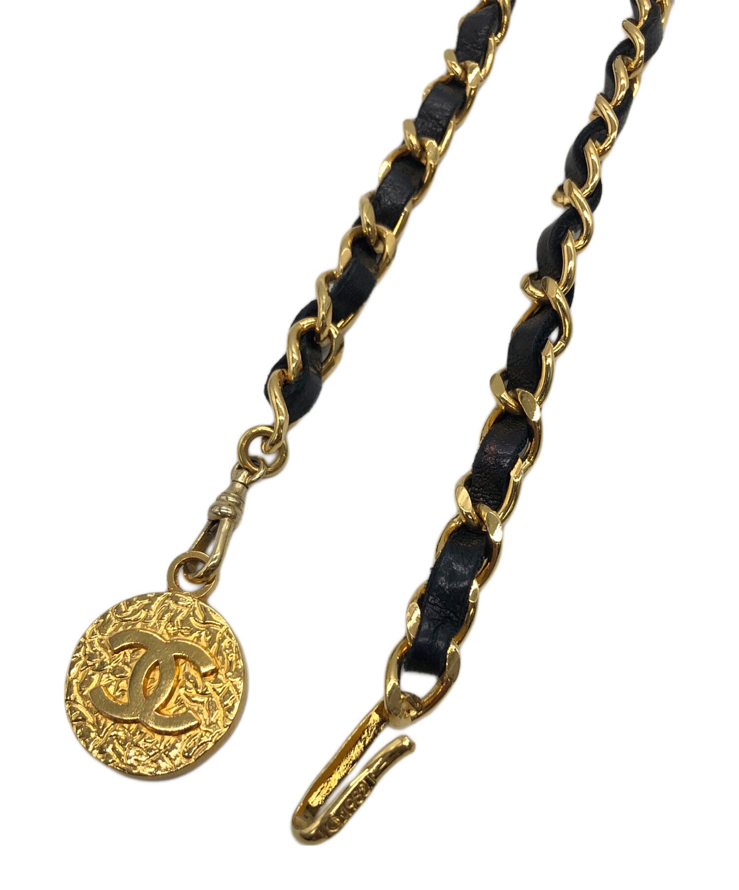 [Pre-owned] CHANEL Coco Mark Chain Belt