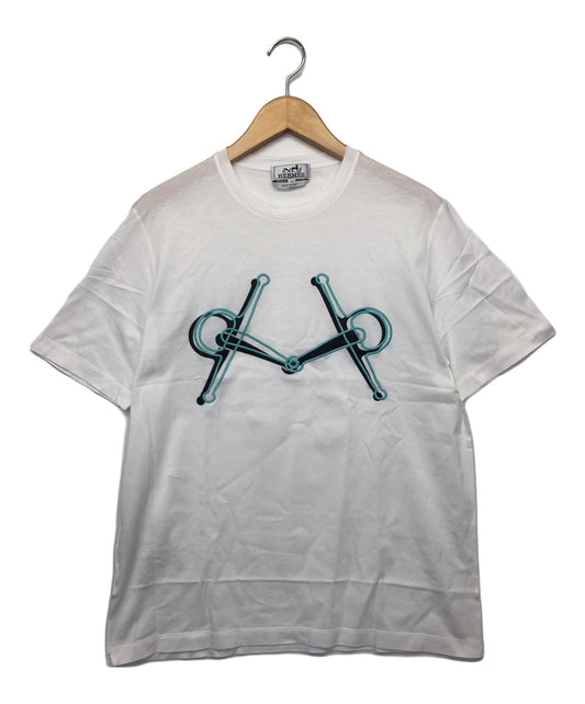[Pre-owned] HERMES Printed embroidery t-shirts