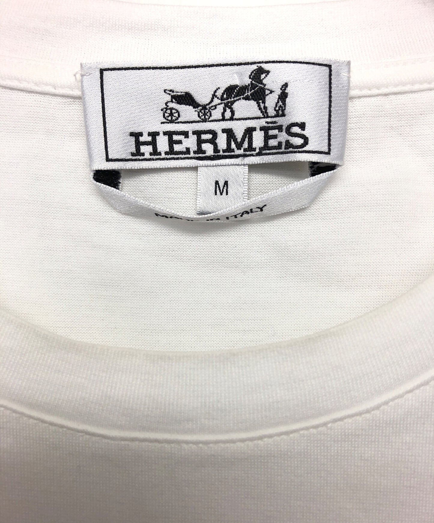 [Pre-owned] HERMES Printed embroidery t-shirts