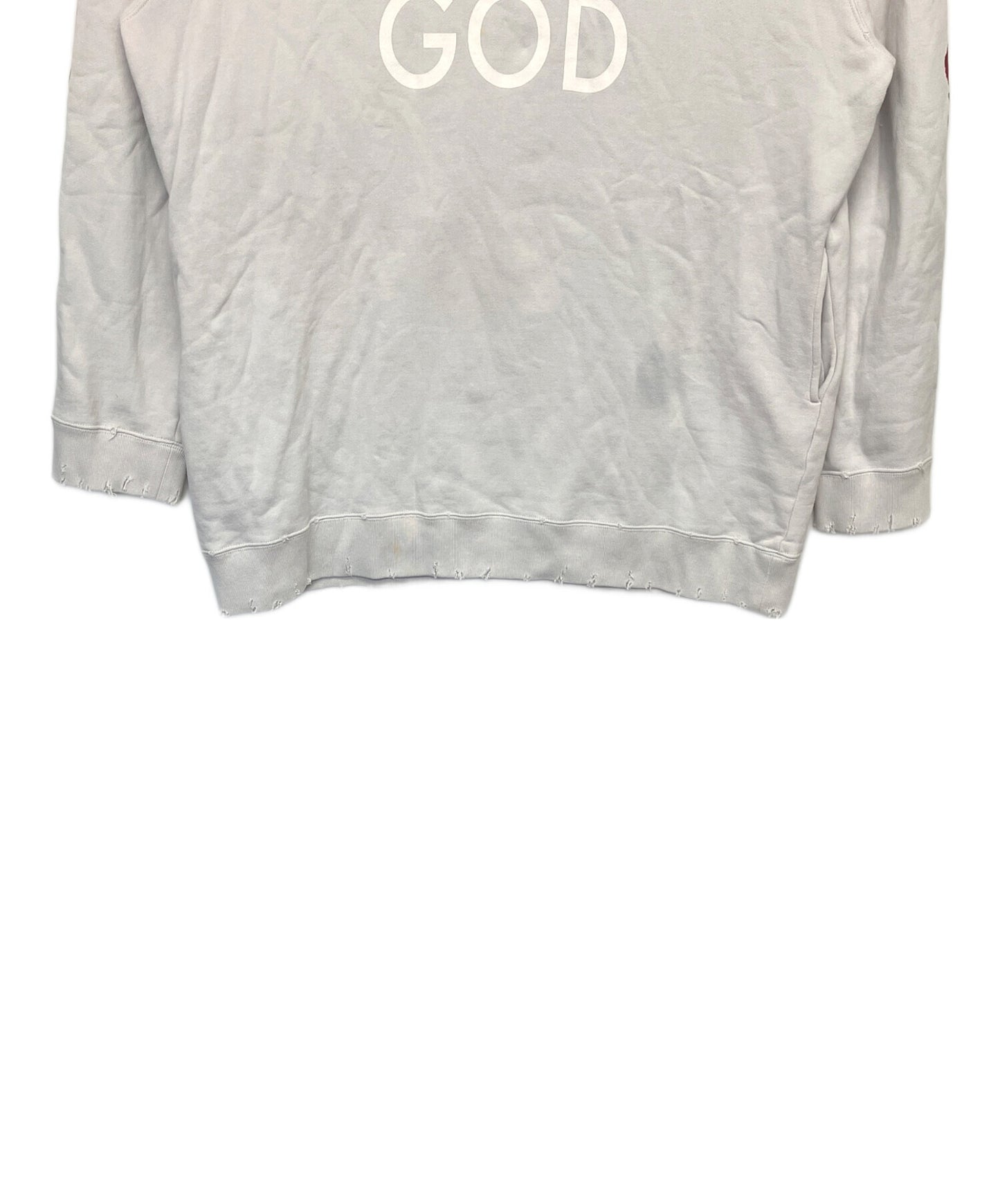 [Pre-owned] UNDERCOVER Destroyed oversized sweatshirt UCT4801-7