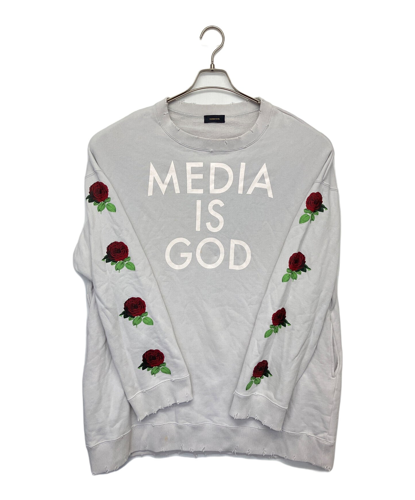 [Pre-owned] UNDERCOVER Destroyed oversized sweatshirt UCT4801-7