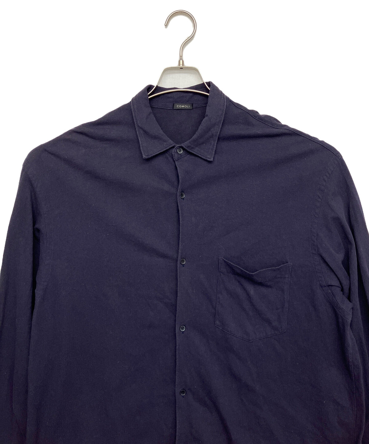 [Pre-owned] COMOLI X01-05016 Cotton Jersey Komori Shirt X01-05016
