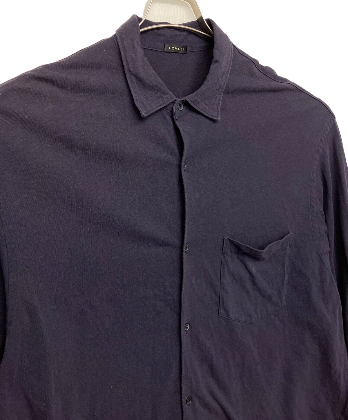 [Pre-owned] COMOLI X01-05016 Cotton Jersey Komori Shirt X01-05016