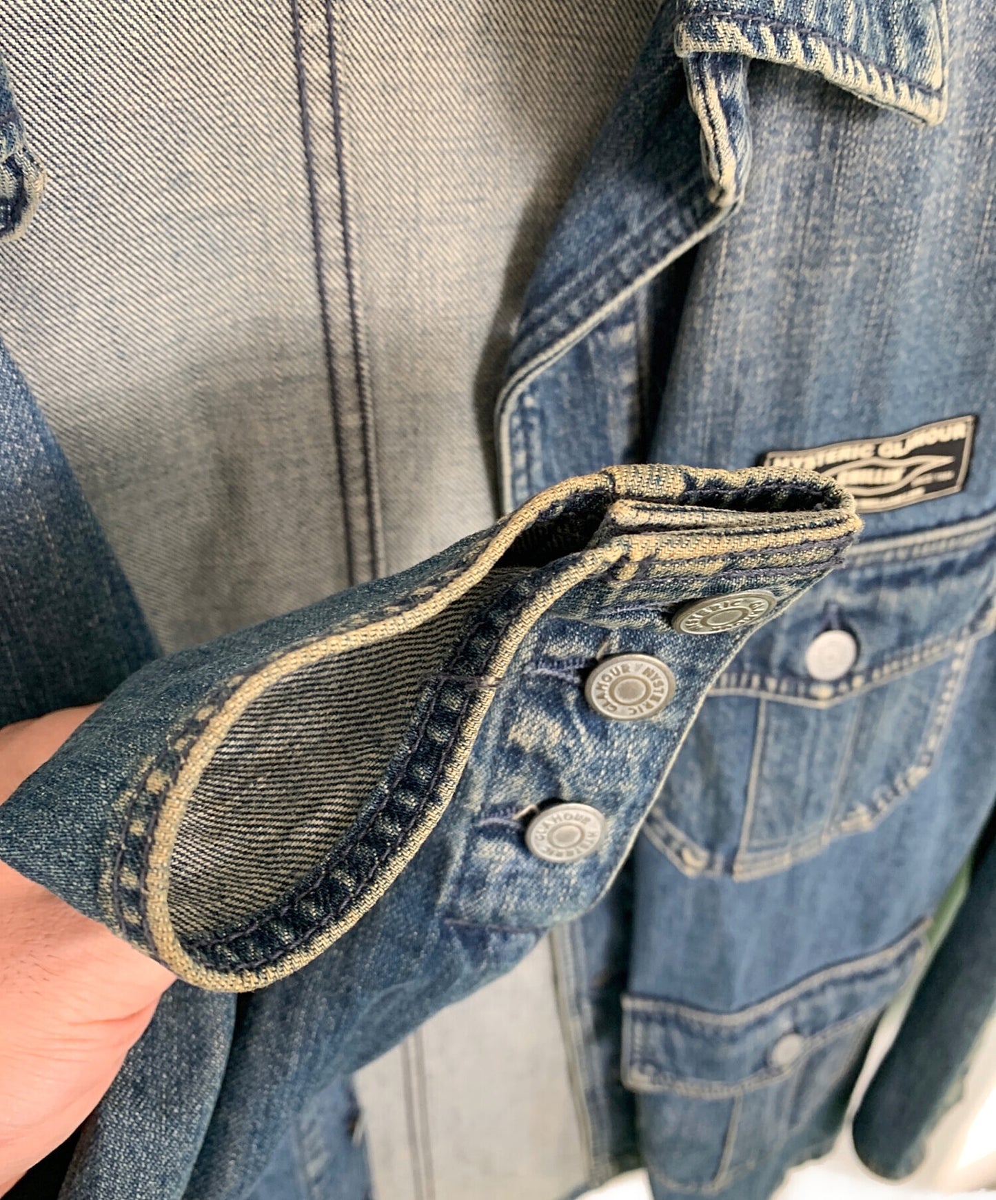 [Pre-owned] Hysteric Glamour denim jacket 2AB-5740