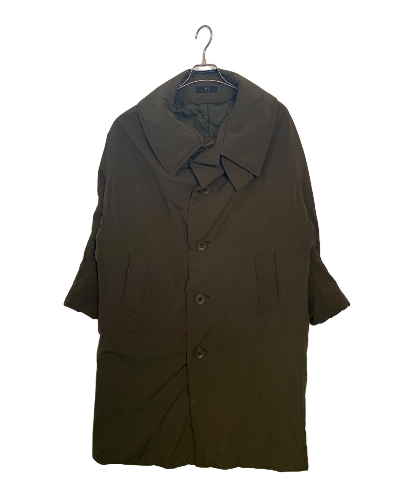 [Pre-owned] Y's Y's TYPEWRITER POLYESTER CAPE COAT cotton coat YJ-C03-900