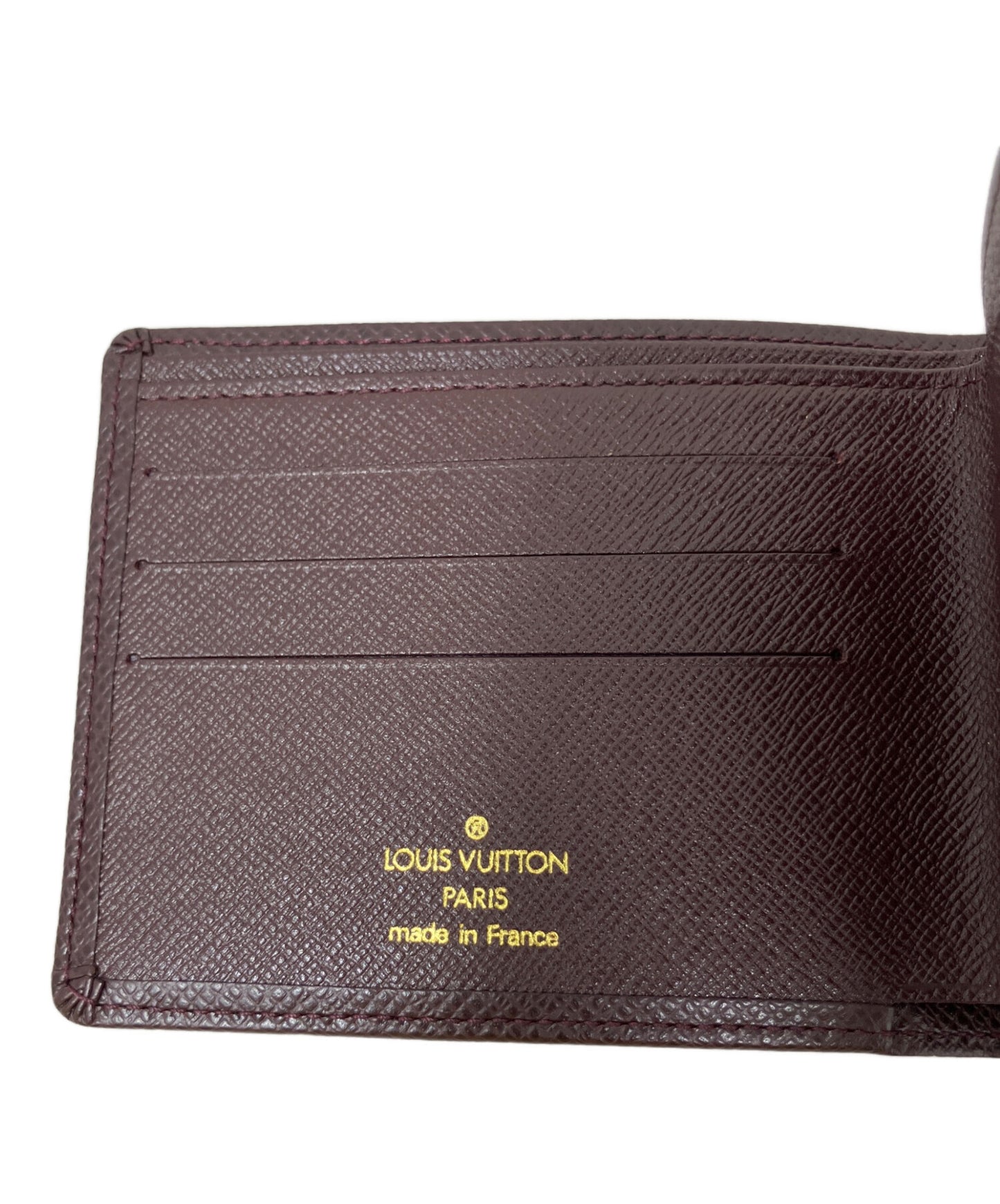 [Pre-owned] LOUIS VUITTON LOUIS VUITTON Taiga Portobier 3 Volle billfold M30428
