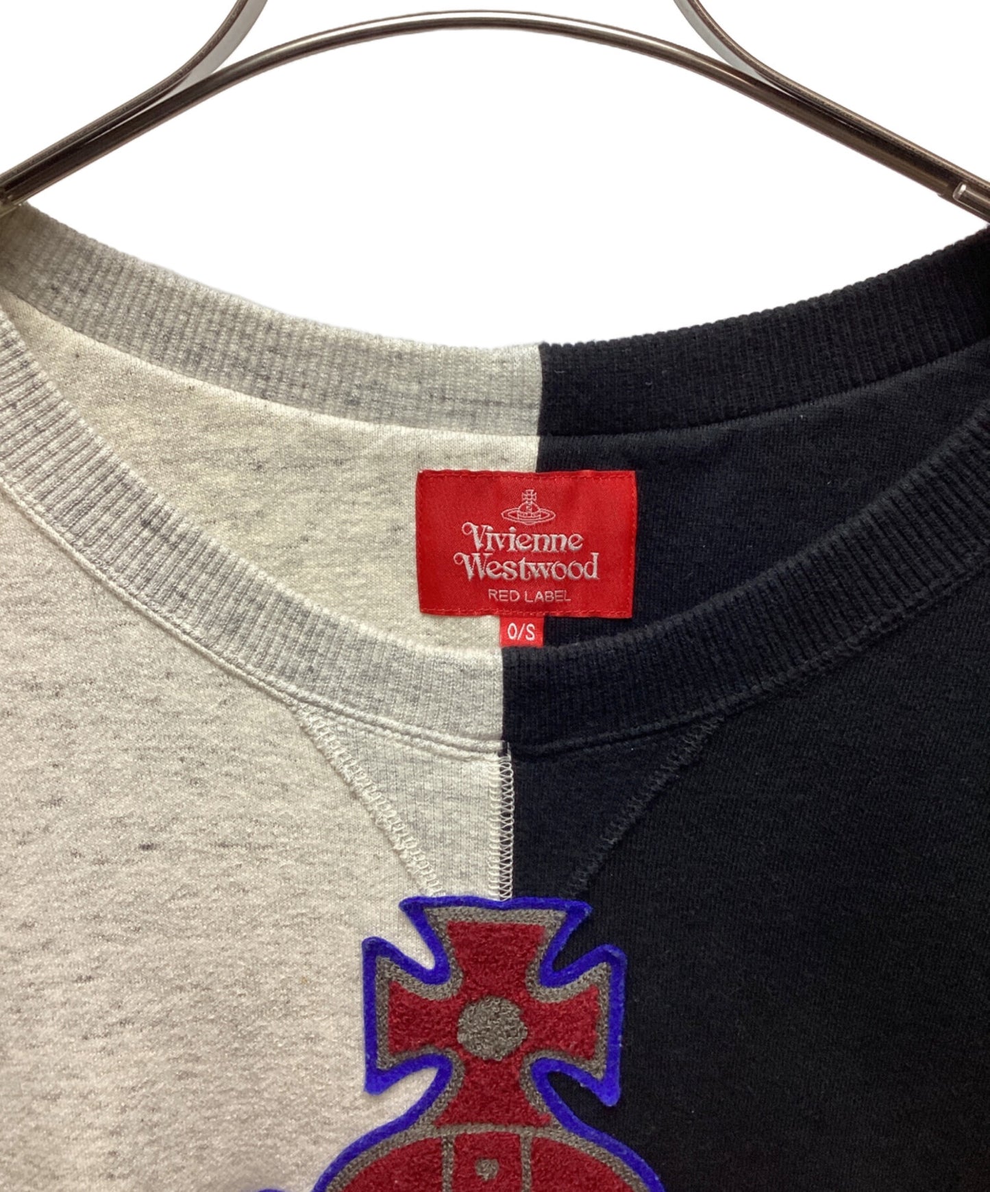 [Pre-owned] Vivienne Westwood Bicolor Sweatshirt 16-12-392012
