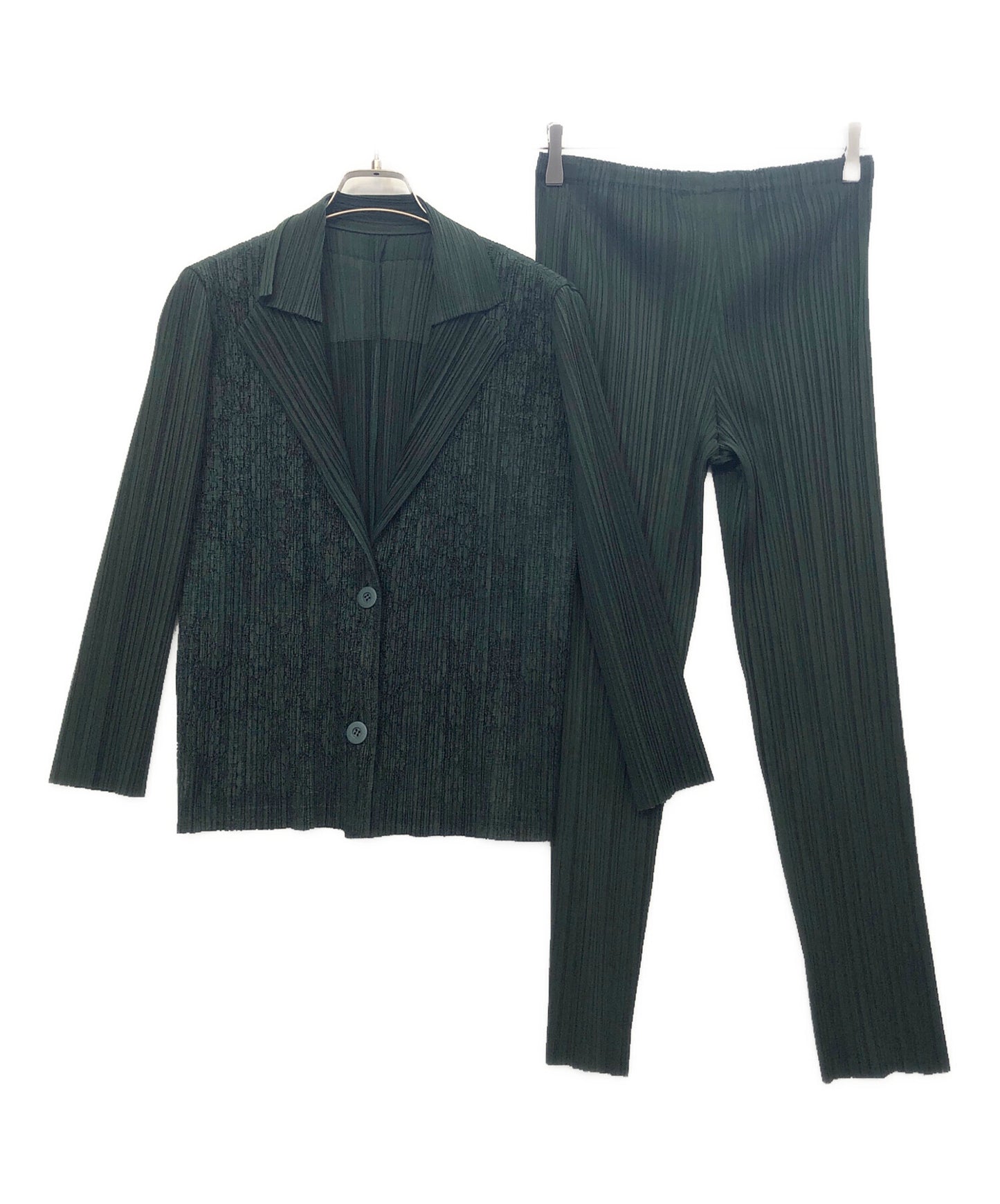 [Pre-owned] PLEATS PLEASE Pleated shirt set-up PP31JD663