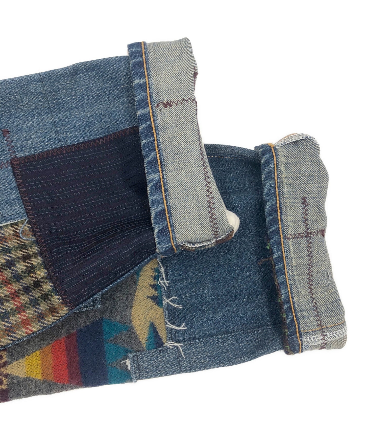 [Pre-owned] COMME des GARCONS JUNYA WATANABE MAN 511 patchwork denim pants WJ-P204