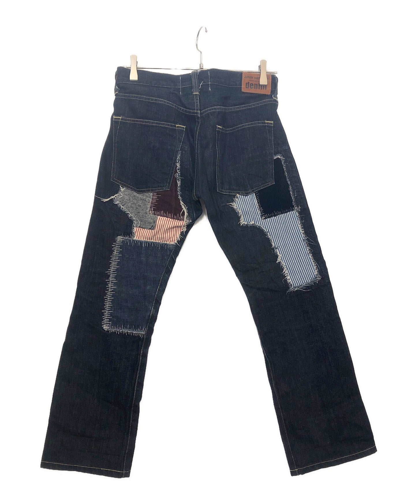[Pre-owned] COMME des GARCONS JUNYA WATANABE MAN Check Patchwork Denim Pants XN-P011