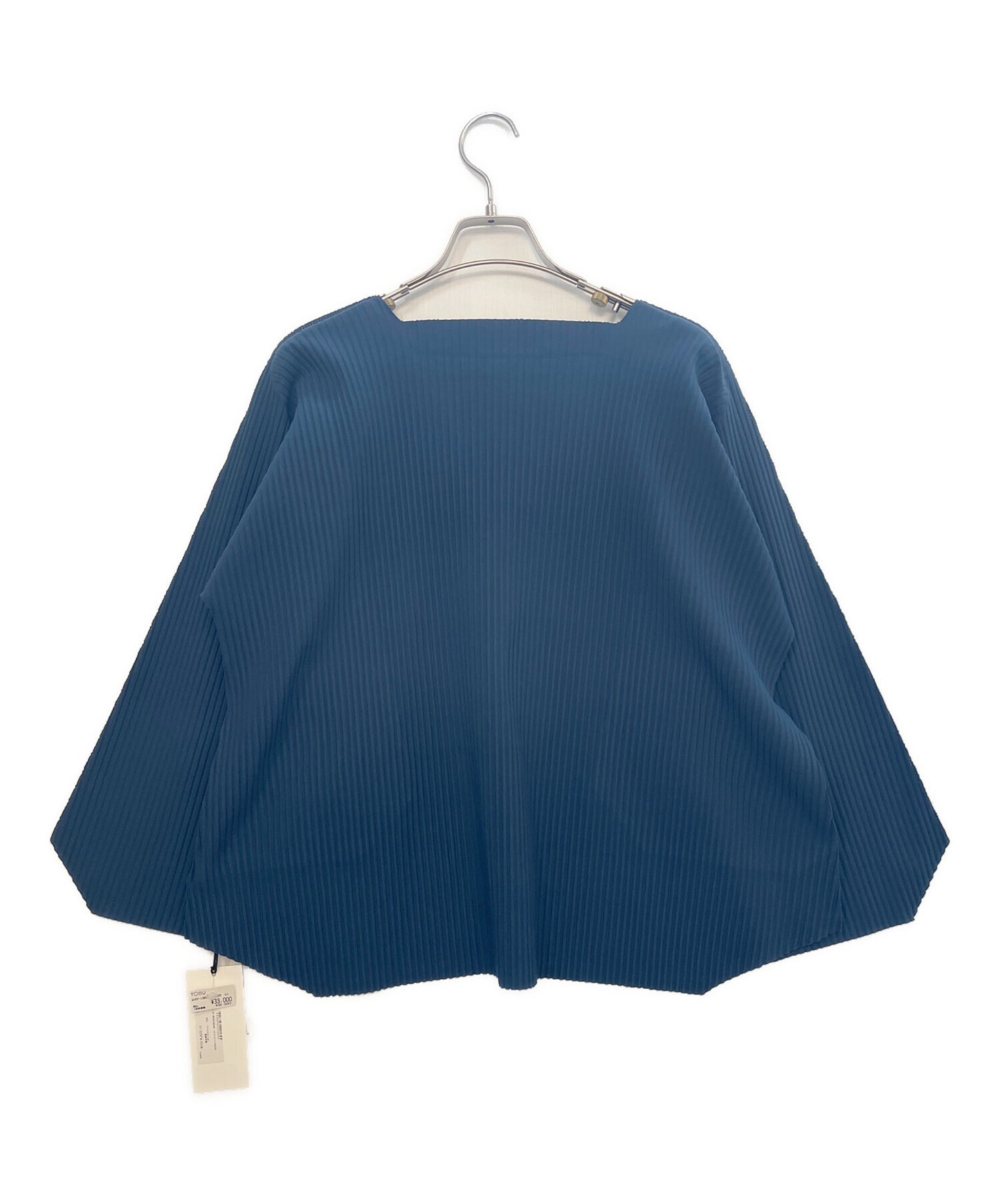 [Pre-owned] ISSEY MIYAKE Square Neck Pleated Blouse MI52-KJ522-11