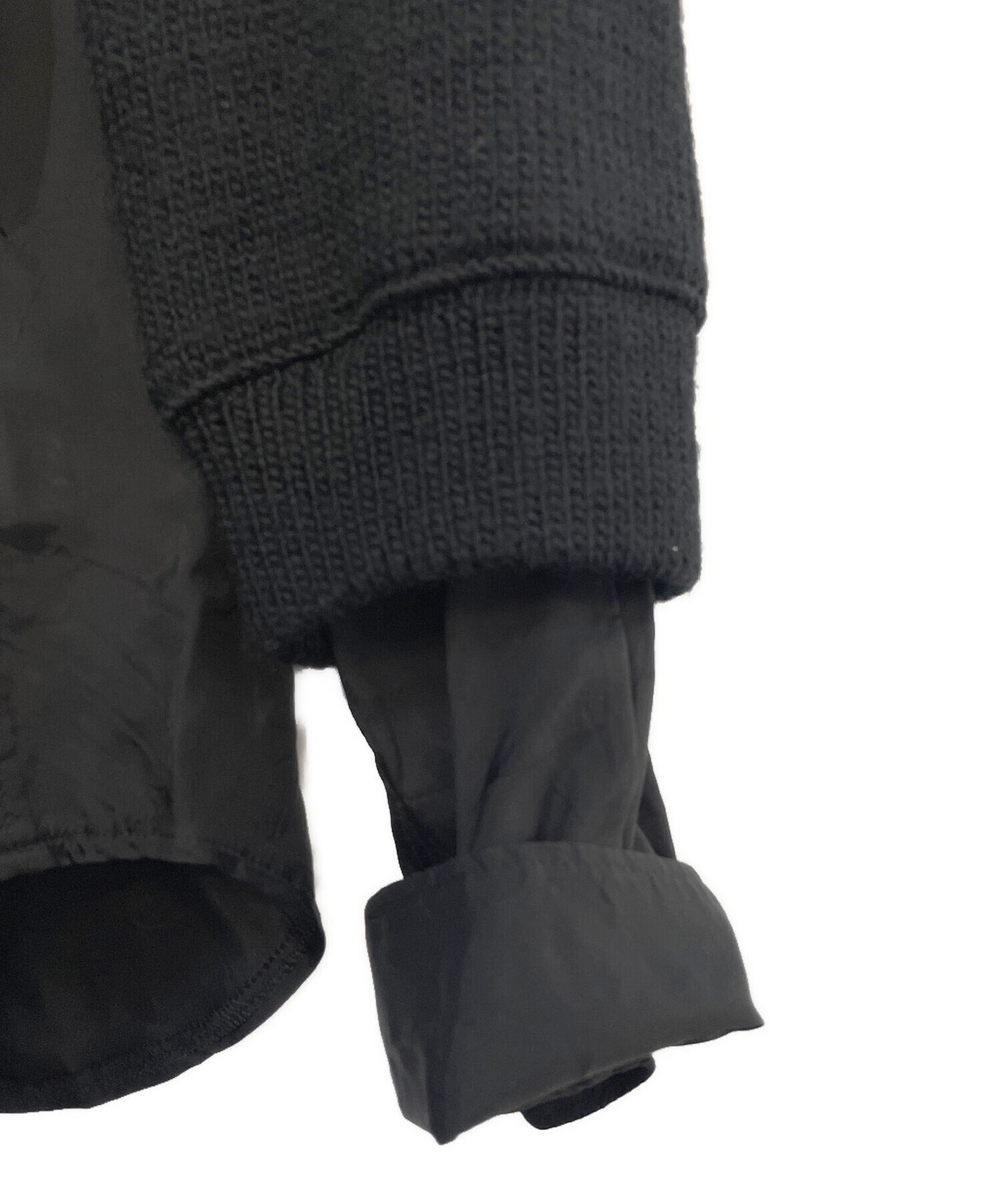 [Pre-owned] COMME des GARCONS Sleeve Knit Switched Shirt GN-B025