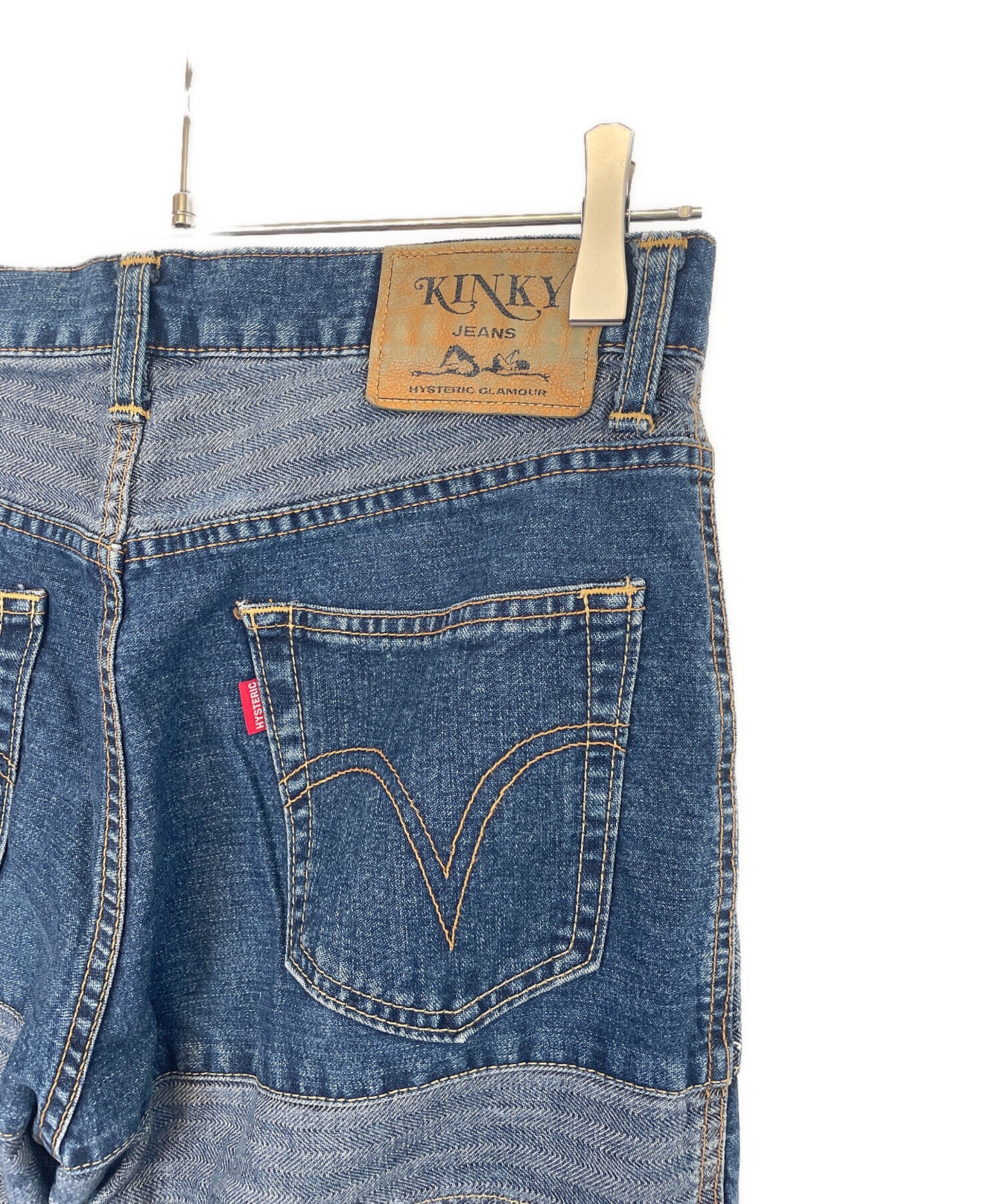 [Pre-owned] Hysteric Glamour 00's Tsugihagi denim pants 2AP-9633