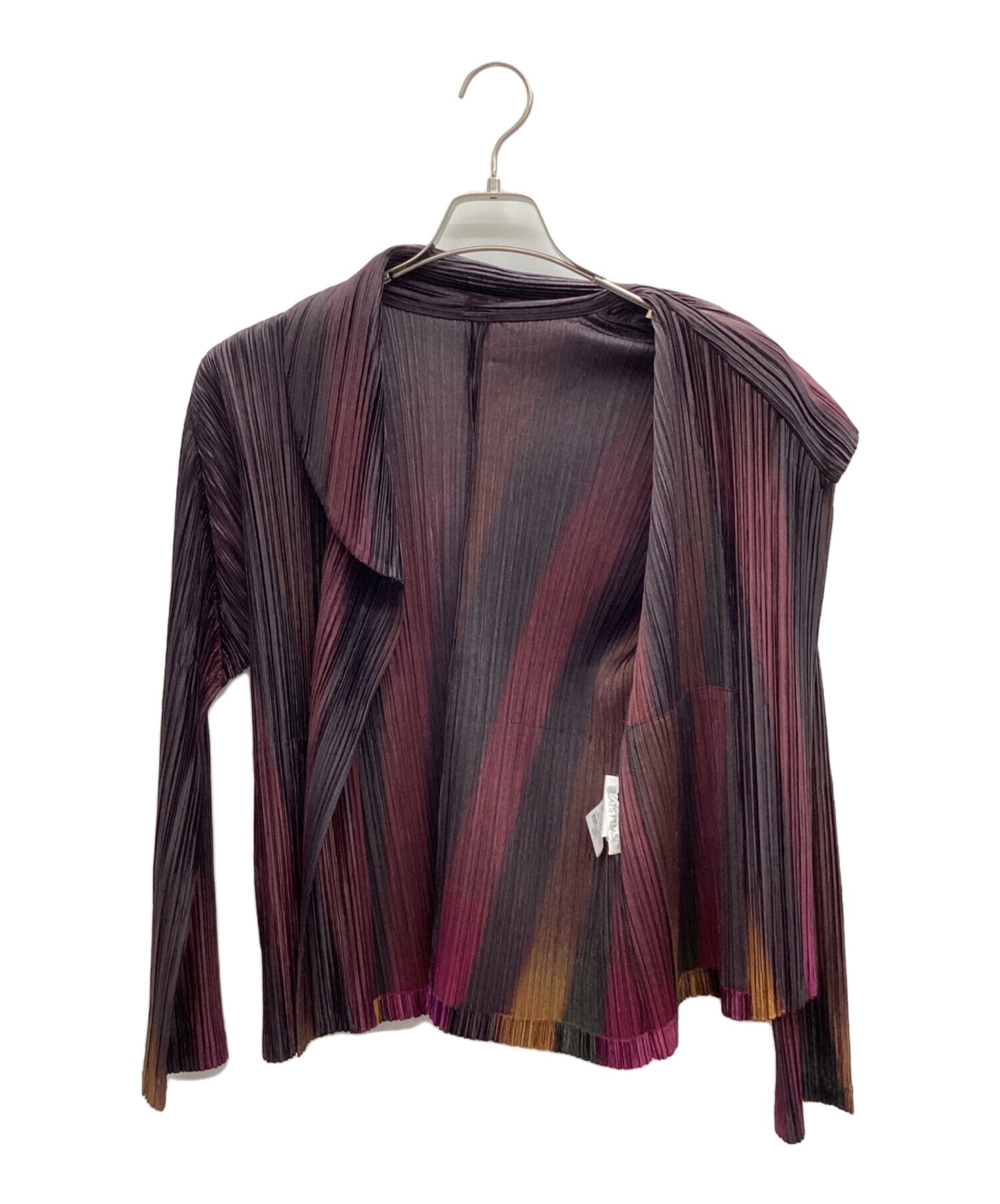 [Pre-owned] PLEATS PLEASE pleated cardigan PP93-JD702