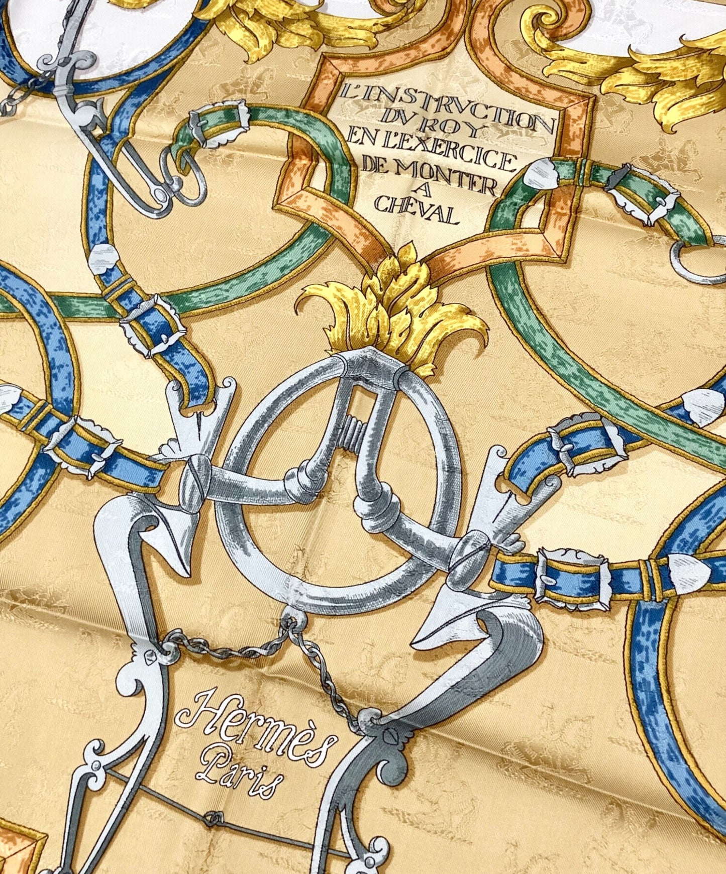 [Pre-owned] HERMES Carré 90 L'Instruction du Roy Imperiale