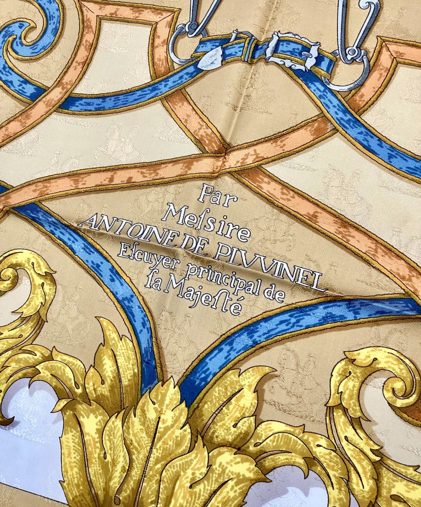 [Pre-owned] HERMES Carré 90 L'Instruction du Roy Imperiale