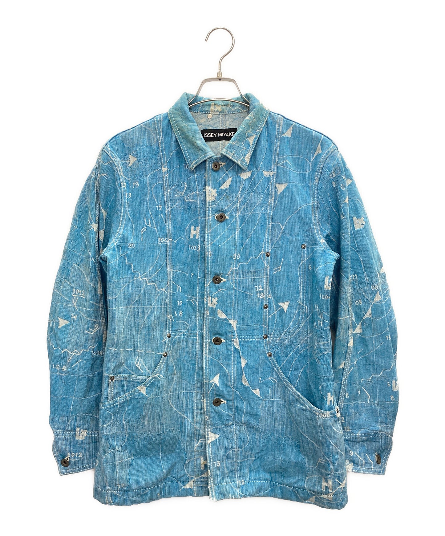 [Pre-owned] ISSEY MIYAKE ISSEY MIYAKE Denim Jacket A-POC ME81FC002