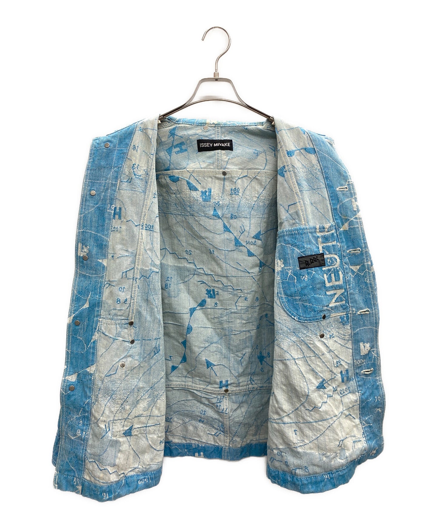 [Pre-owned] ISSEY MIYAKE ISSEY MIYAKE Denim Jacket A-POC ME81FC002