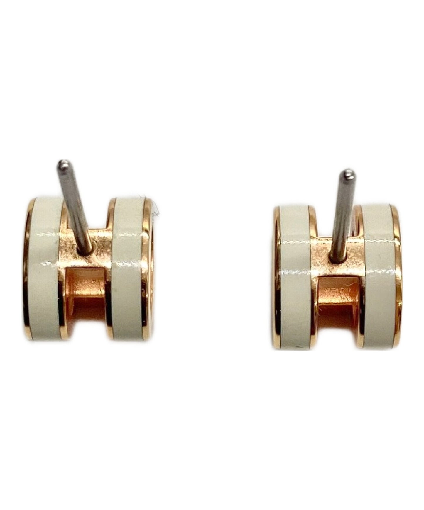 [Pre-owned] HERMES Mini Pop Ash Earrings