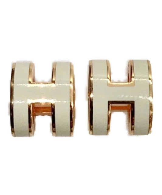 [Pre-owned] HERMES Mini Pop Ash Earrings