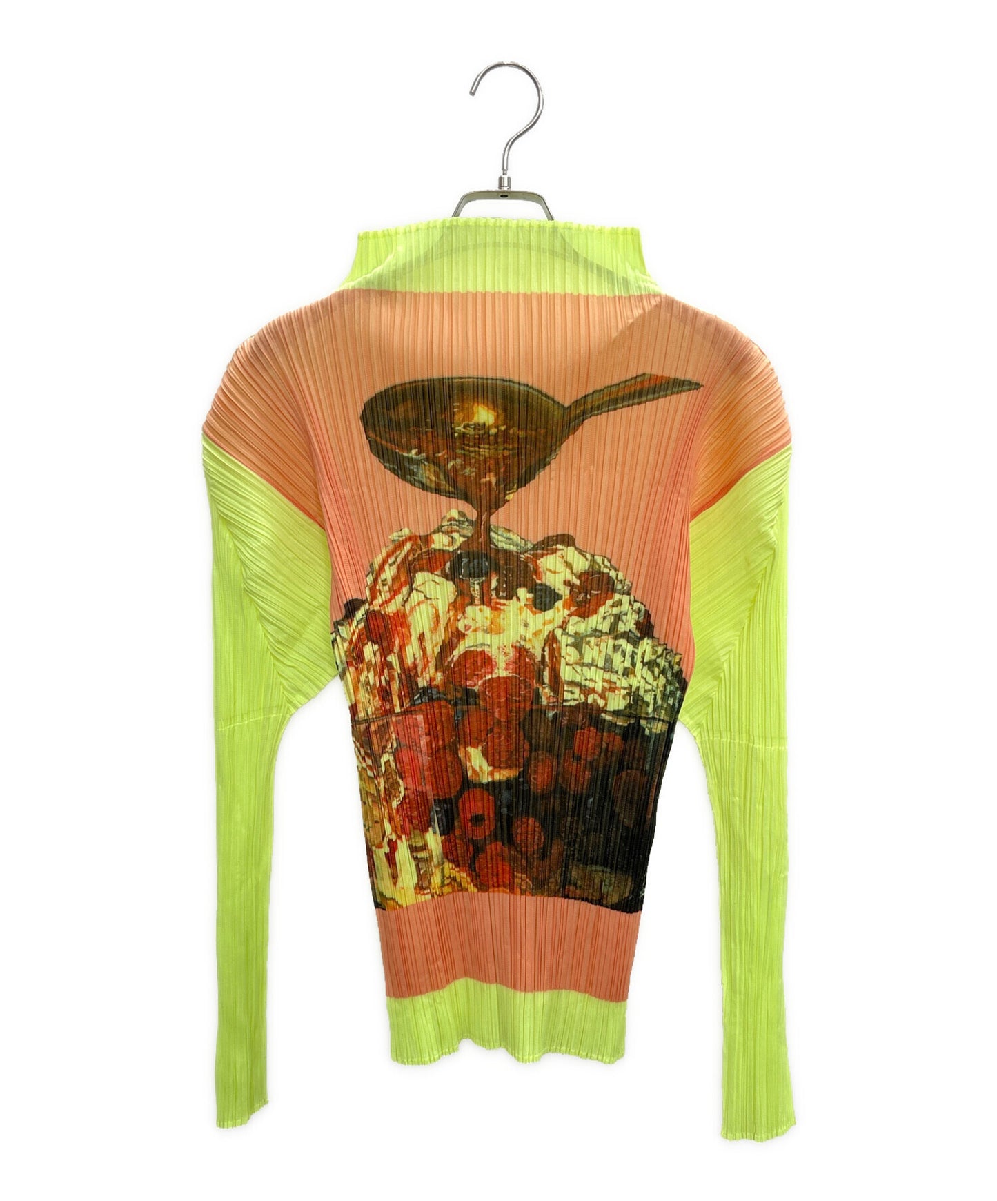 [Pre-owned] PLEATS PLEASE PLEATS PLEASE High Neck Cut & Sewn Parfait Print