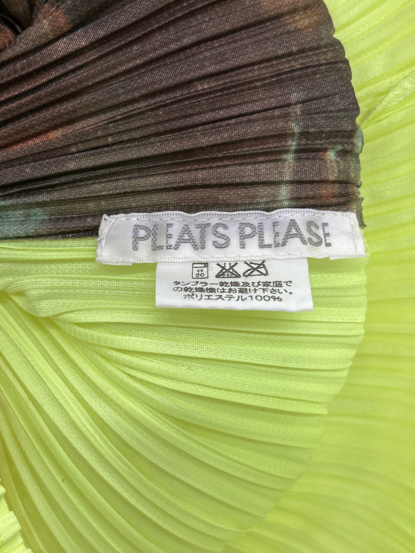 [Pre-owned] PLEATS PLEASE PLEATS PLEASE High Neck Cut & Sewn Parfait Print