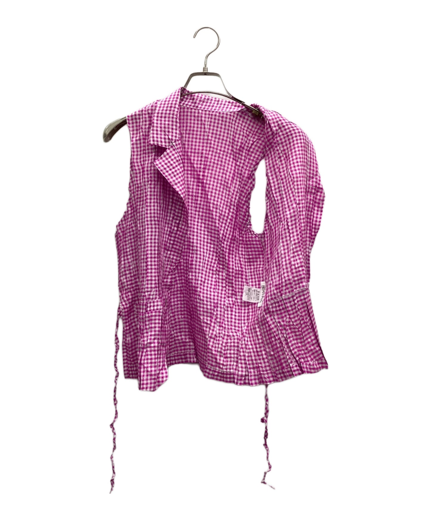 [Pre-owned] PLEATS PLEASE sleeveless blouse PP11-PE942