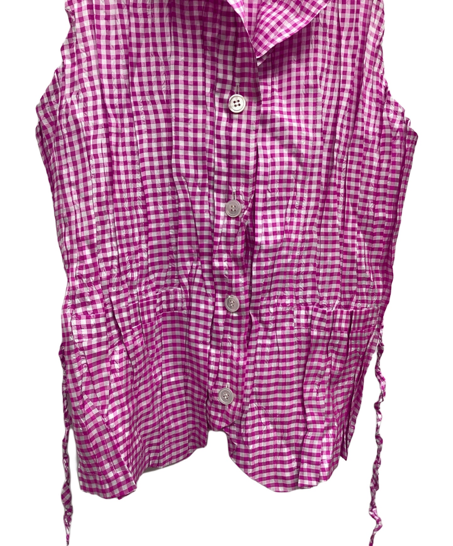 [Pre-owned] PLEATS PLEASE sleeveless blouse PP11-PE942