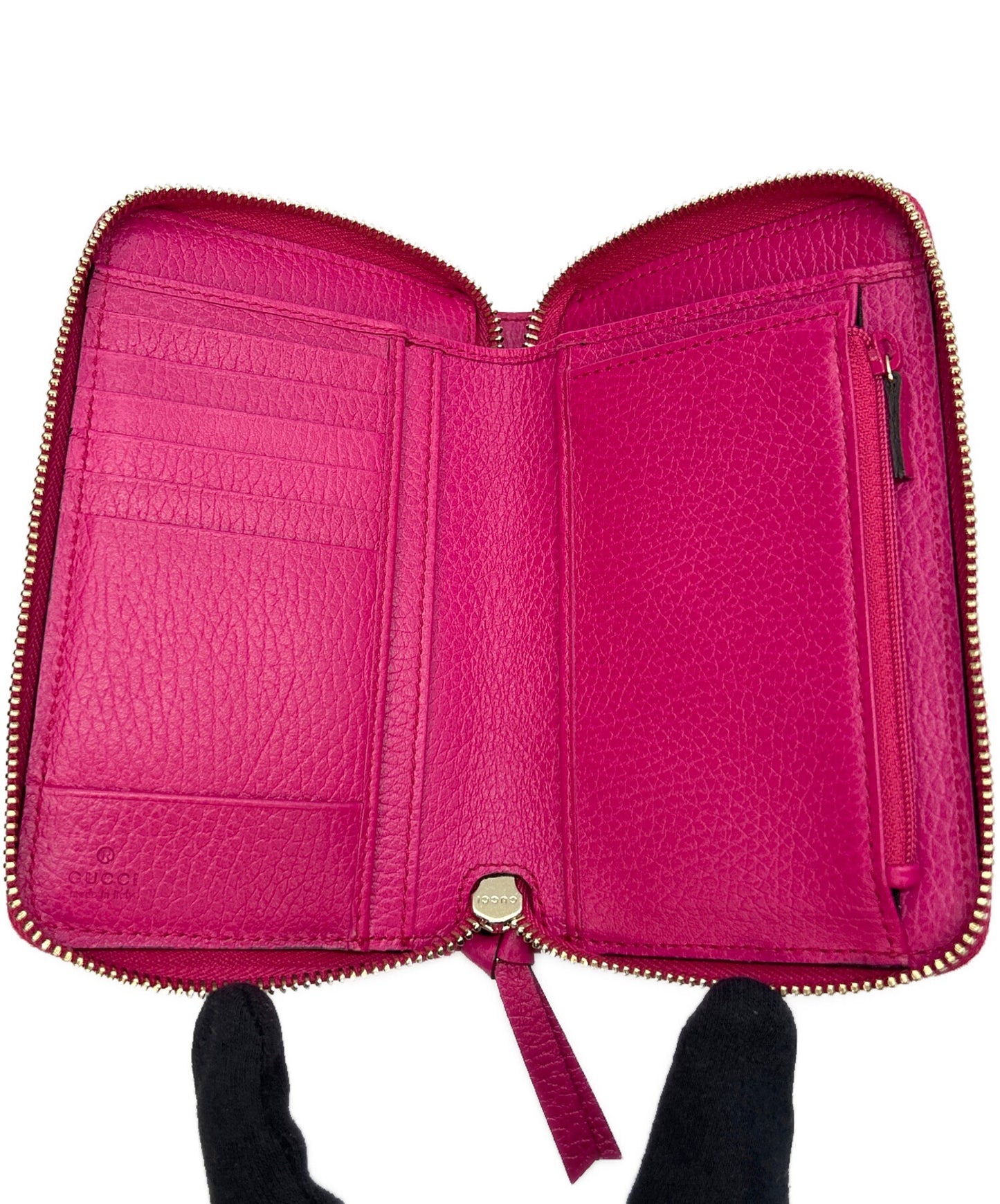 [Pre-owned] GUCCI GUCCI Round Zip Wallet 354497