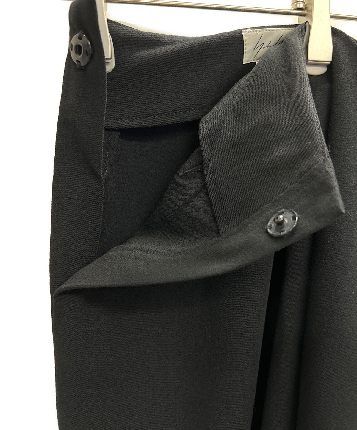 [Pre-owned] YOHJI YAMAMOTO Yohji Yamamoto Wool Nylon Stretch Skirt FI-s01-101