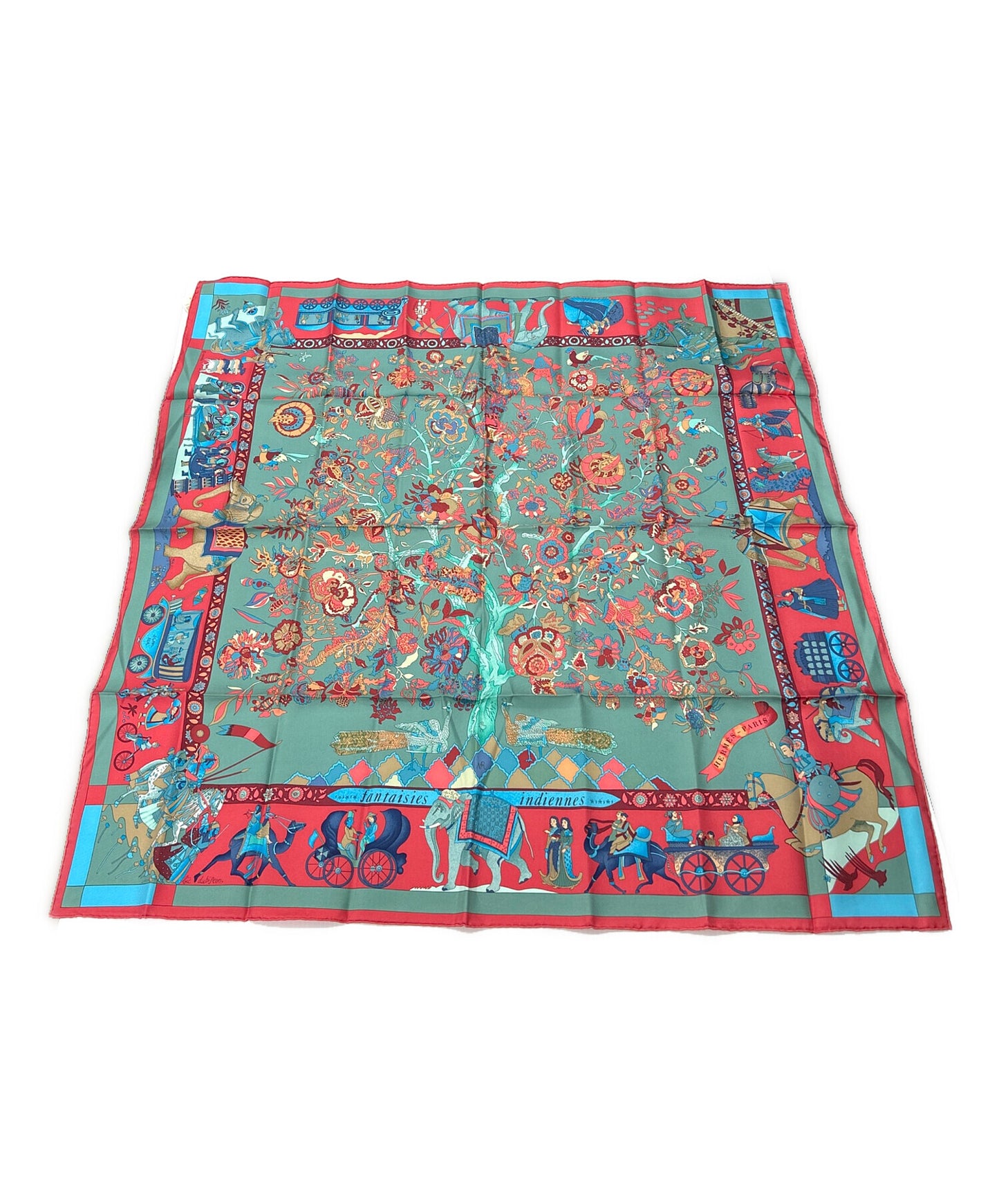 [Pre-owned] HERMES HERMES Scarf Carré 90 Dazzling India