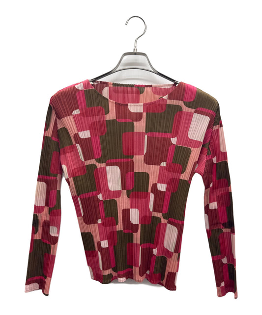 [Pre-owned] PLEATS PLEASE Pleated T-Shirt PP73-JK772