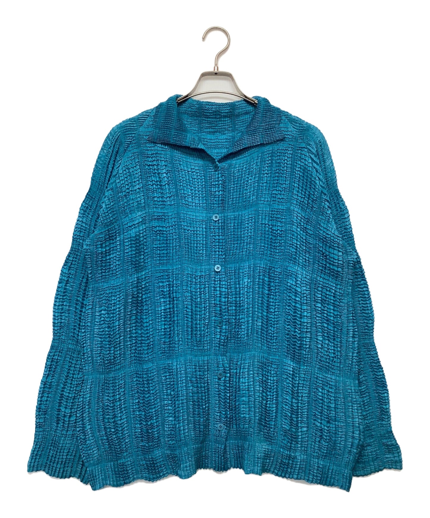 [Pre-owned] ISSEY MIYAKE Pleated cardigan IM13FJ707