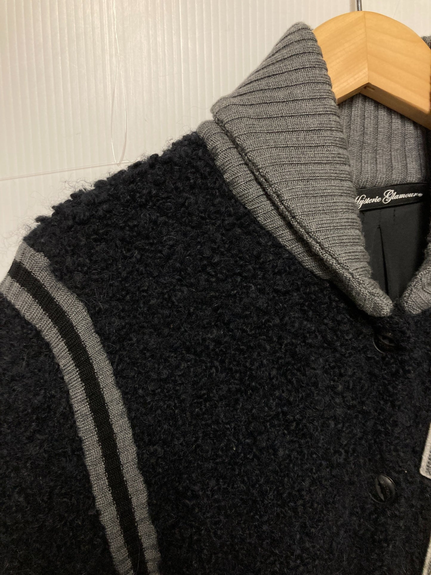 [Pre-owned] Hysteric Glamour Alpaca Knit Varsity Jacket