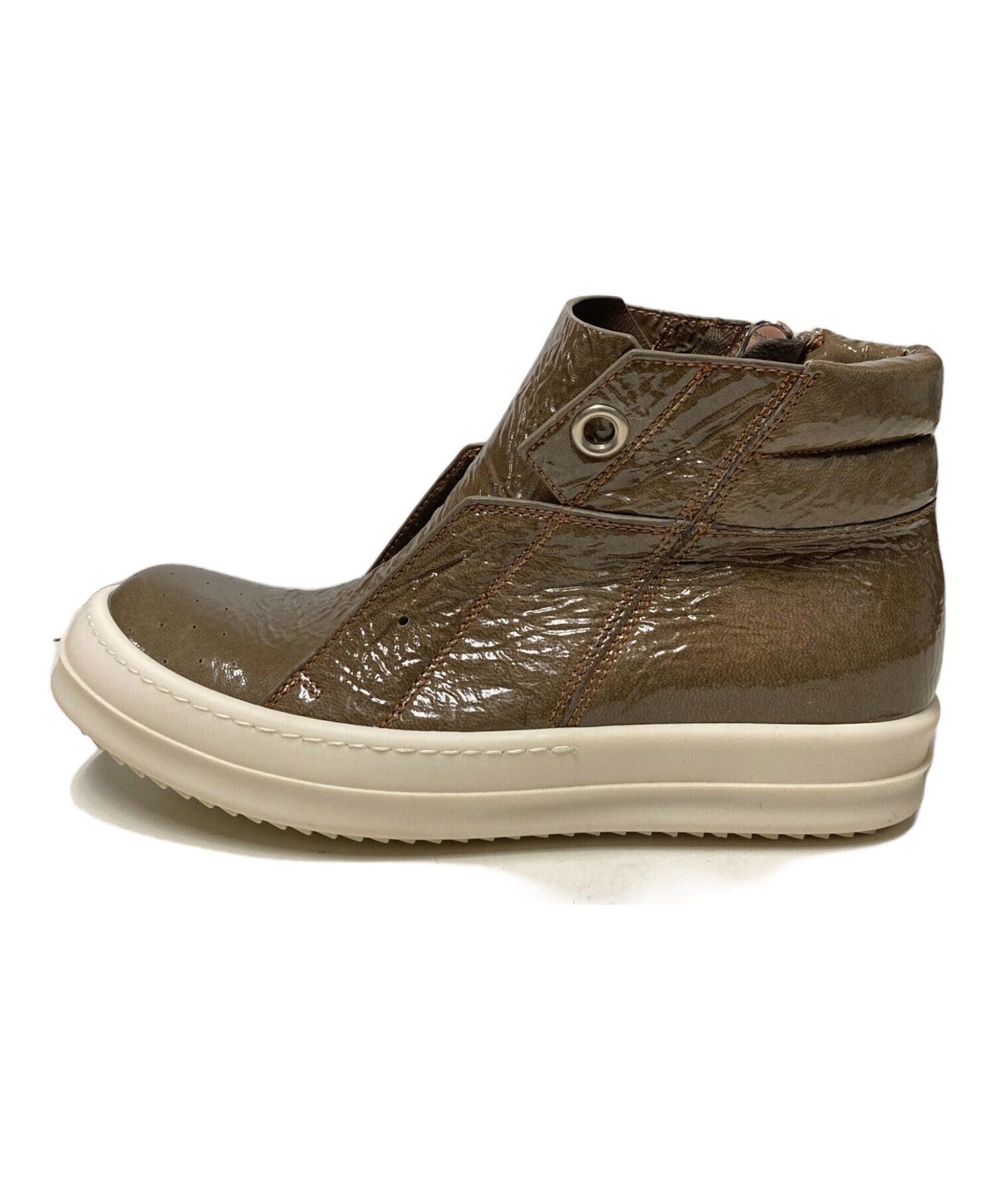 [Pre-owned] RICK OWENS ISLAND DUNK / Side zip high-cut sneakers