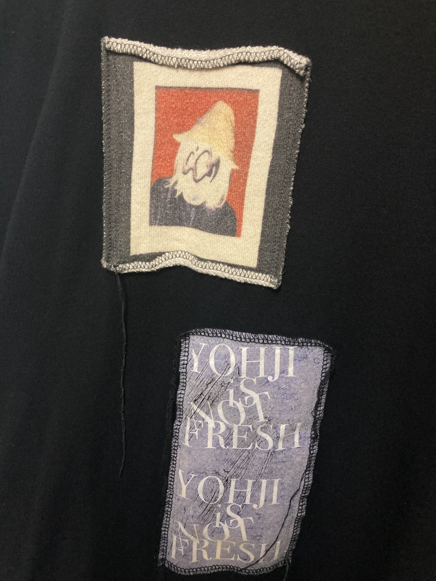 [Pre-owned] Yohji Yamamoto pour homme 19SS Round long B with patch / Long sleeve cut & sewn HH-T90-880