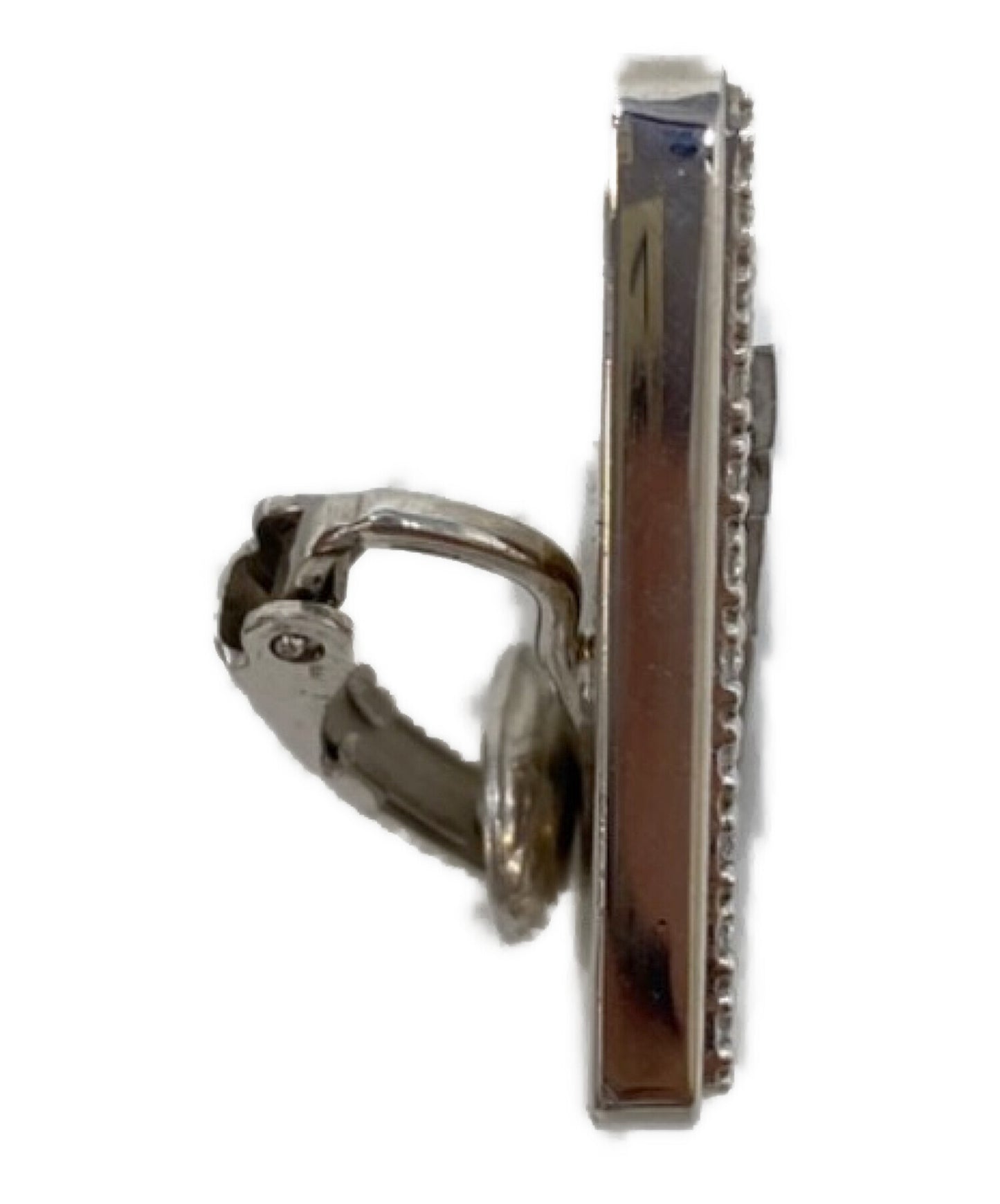 [Pre-owned] PRADA Triangle Logo Earrings